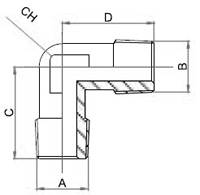 PLMM,Brass air fitting, Air connector, Brass fitting, air fitting